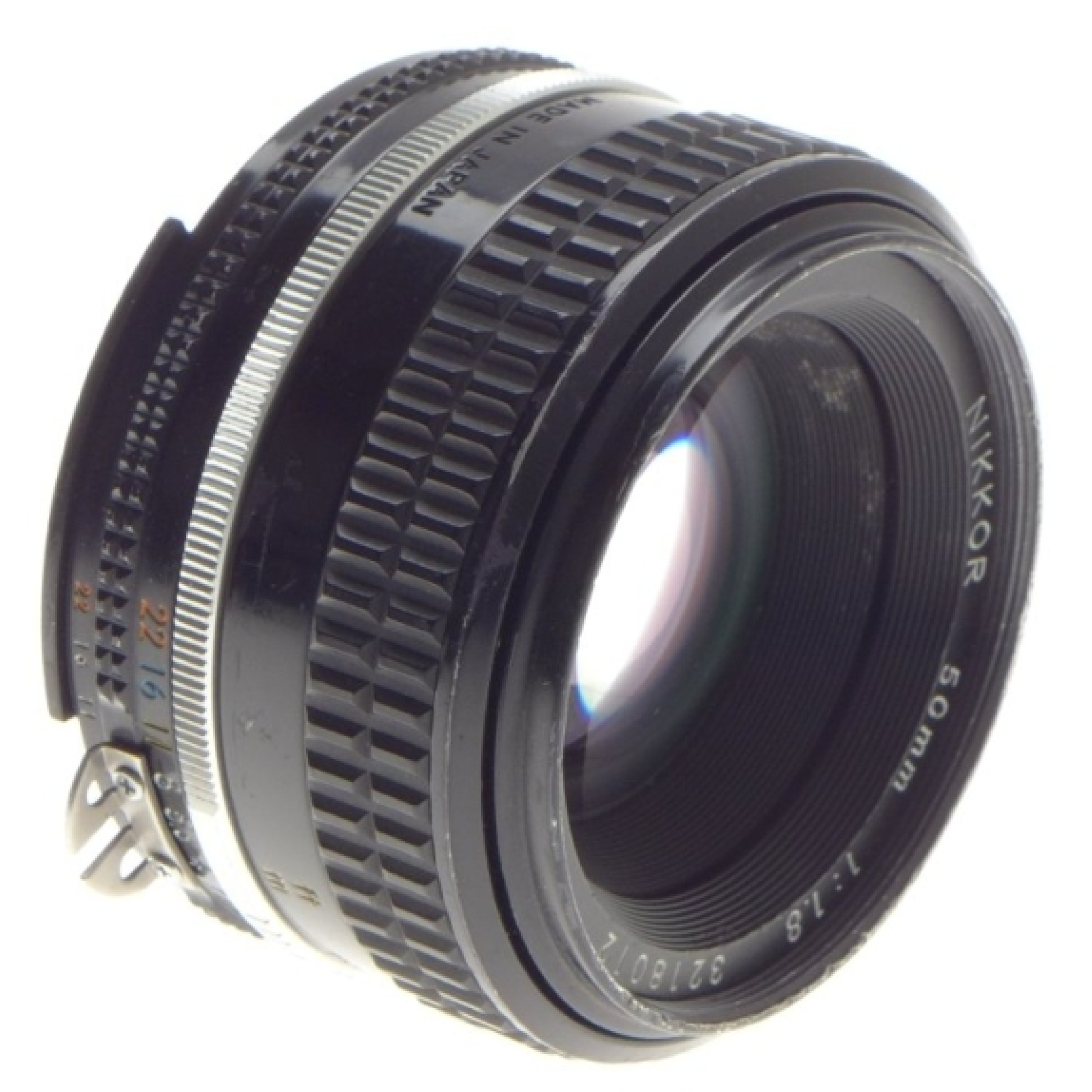 Nikon fm2 black paint slr 35mm film camera body nikkor 50mm 1:1.8 lens